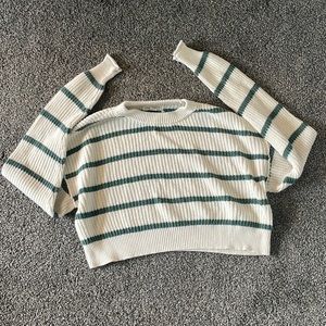 Aéropostale striped cropped sweater